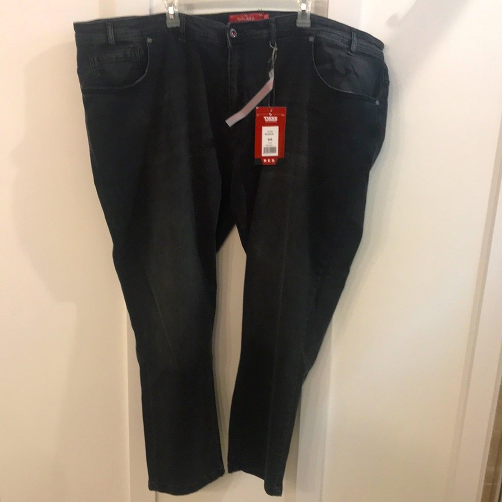 54S D555 Tapered Jeans Dark Grey